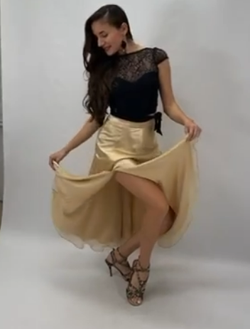 Satin skirt 01