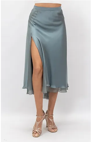 Satin skirt 05